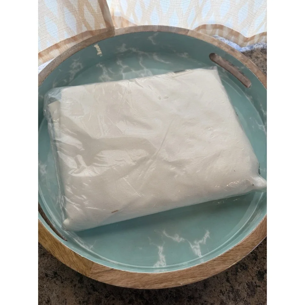 Cannon Monticello Twin Fitted Ivory Sheet No Iron Percale Vintage New Old Stock